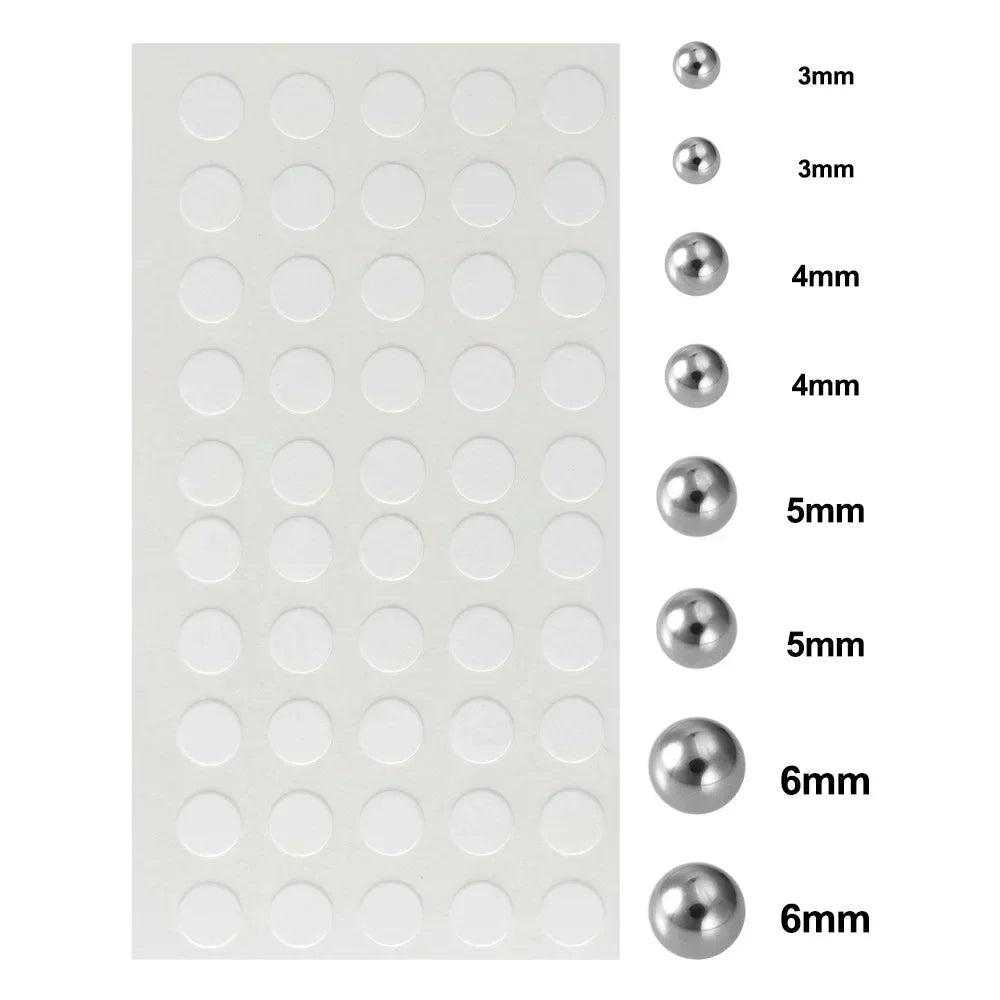 Fake Piercing Sticker Set – 180pcs No-Hole Nose, Lip, Ear & Belly Button Jewelry
