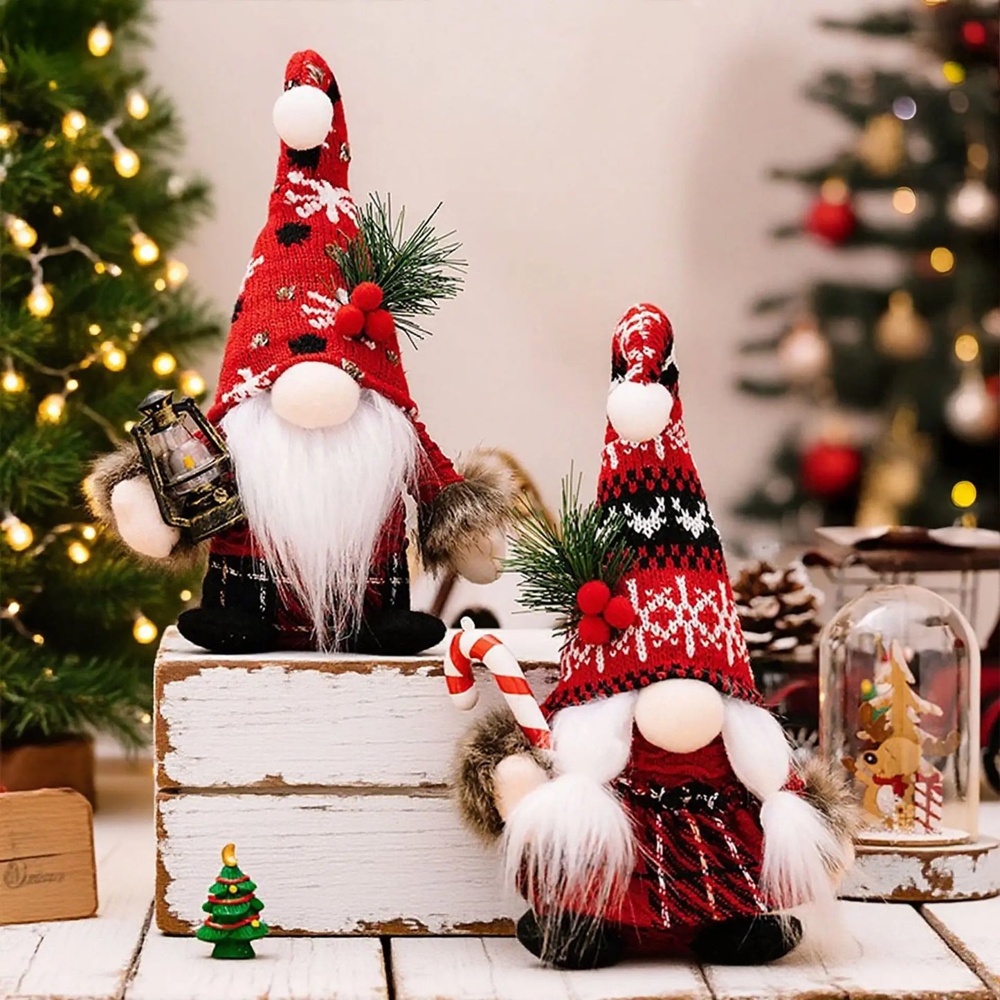 Christmas Gnomes Plush Decorations Christmas Elf Gnomes Swedish Tomte Plush Gnome - Xmas Thanksgiving Home Party Ornaments