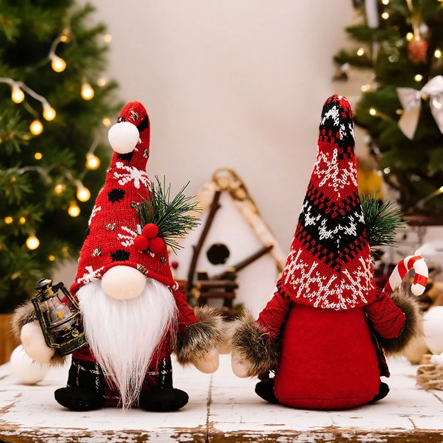 Christmas Gnomes Plush Decorations Christmas Elf Gnomes Swedish Tomte Plush Gnome - Xmas Thanksgiving Home Party Ornaments