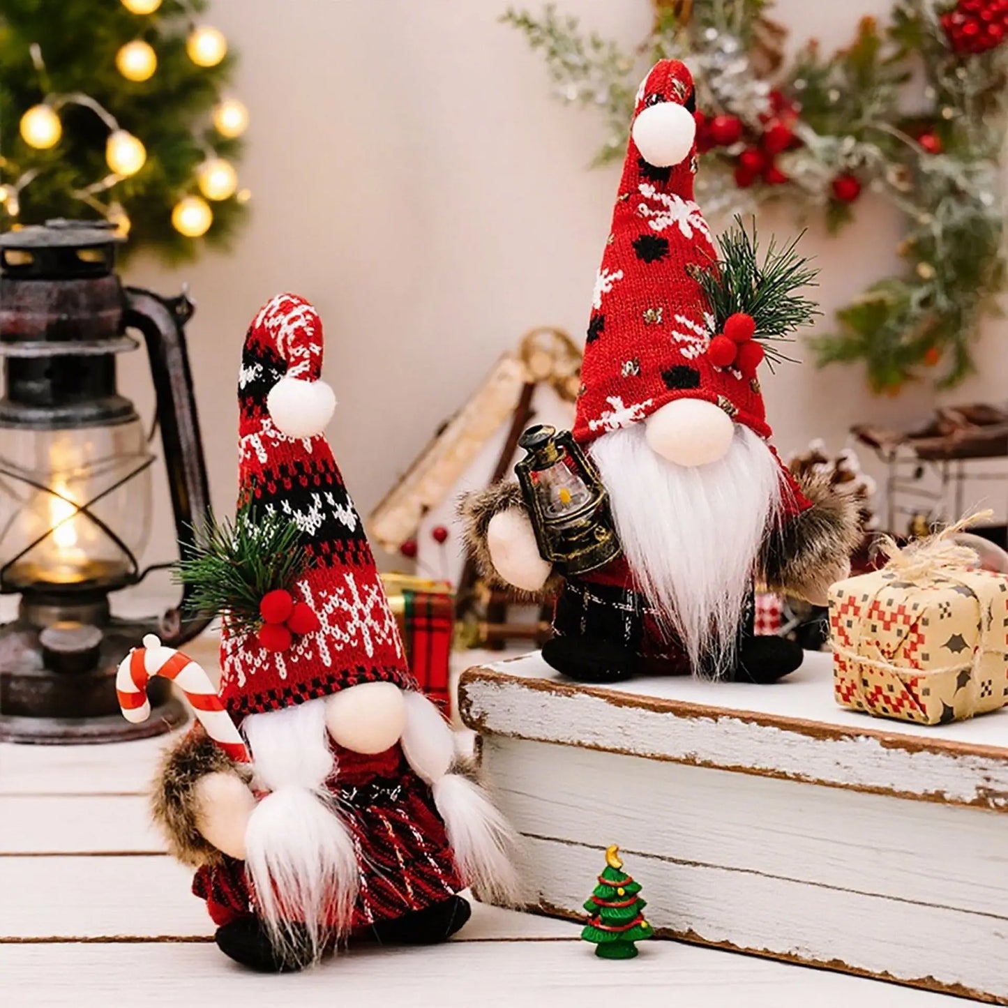 Christmas Gnomes Plush Decorations Christmas Elf Gnomes Swedish Tomte Plush Gnome - Xmas Thanksgiving Home Party Ornaments
