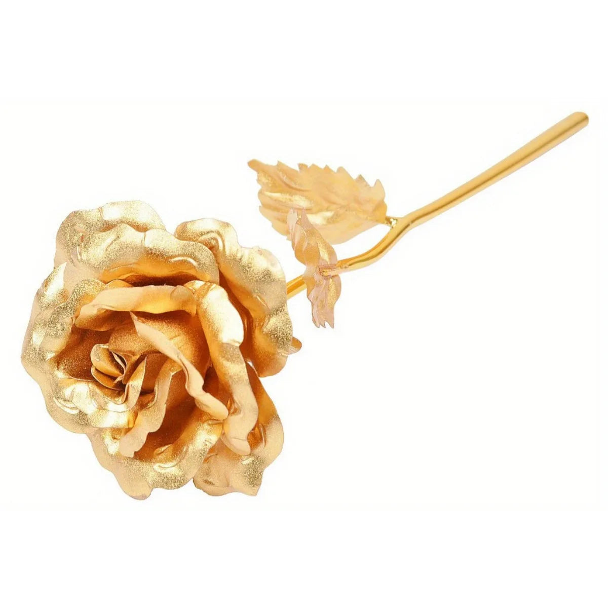 Foil Rose Flower with Gift Box & Card Eternal Rose Gifts for Valentine's Day Thanksgiving Mother's Day Party Favors Decors