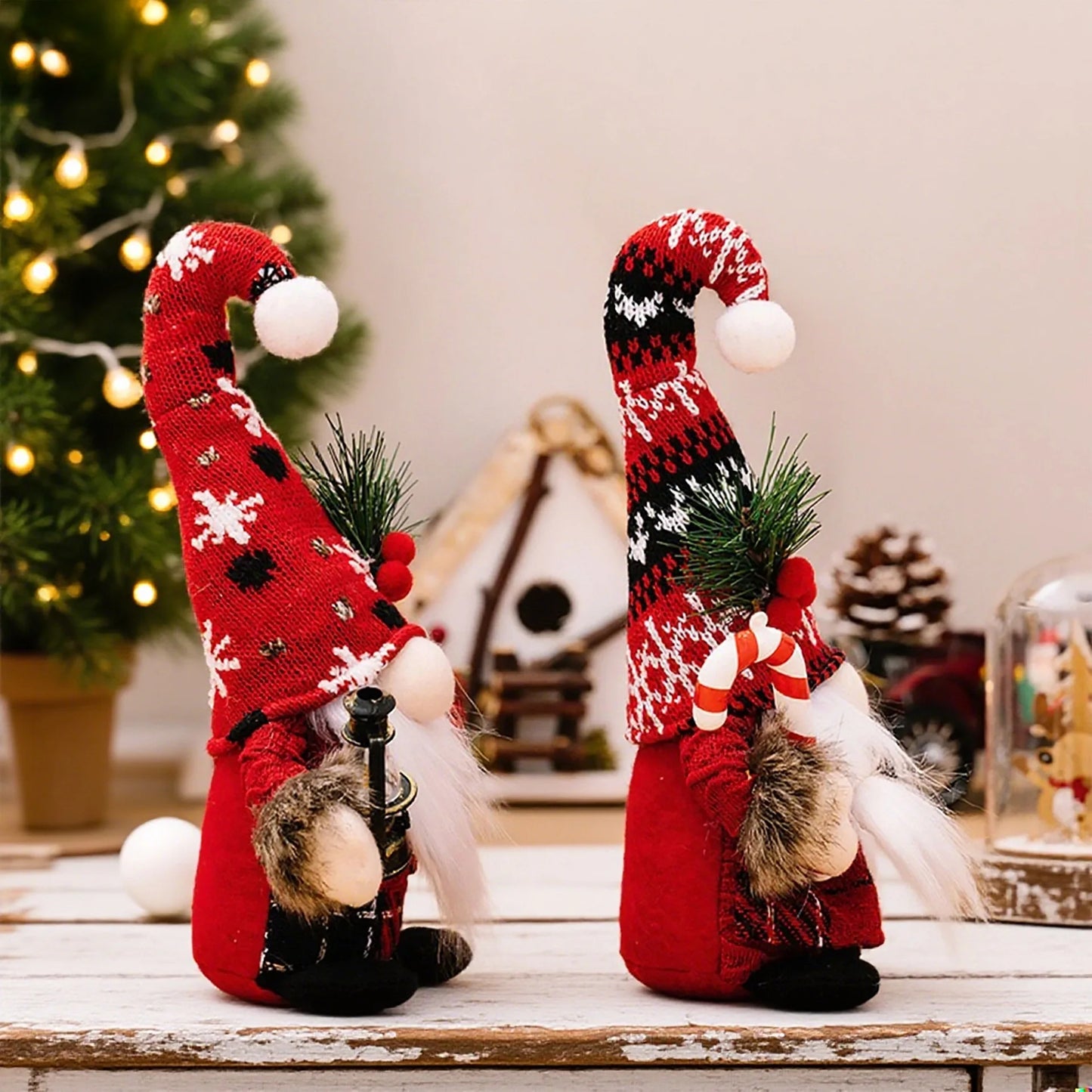 Christmas Gnomes Plush Decorations Christmas Elf Gnomes Swedish Tomte Plush Gnome - Xmas Thanksgiving Home Party Ornaments