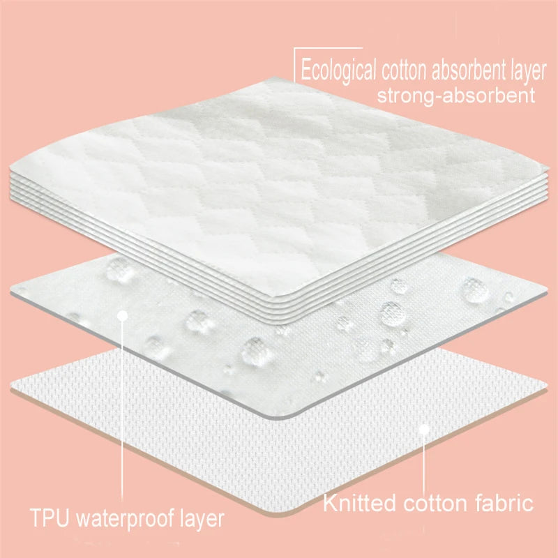 5pcs Baby Cotton Training Panties Waterproof Reusable Cloth Diapers Potty Training Underwear Nappies for Toddlers