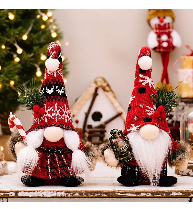 Christmas Gnomes Plush Decorations Christmas Elf Gnomes Swedish Tomte Plush Gnome - Xmas Thanksgiving Home Party Ornaments