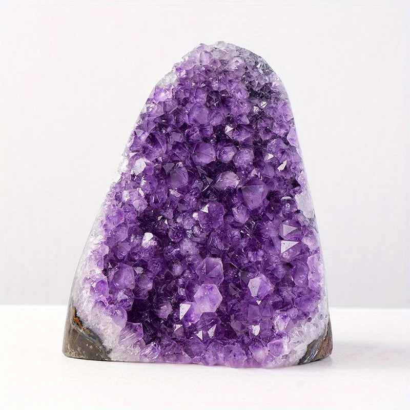Natural Amethyst Cluster Ornament, a Valentine'S Day And Thanksgiving Gift for Family And Friends, Suitable for Home And Office