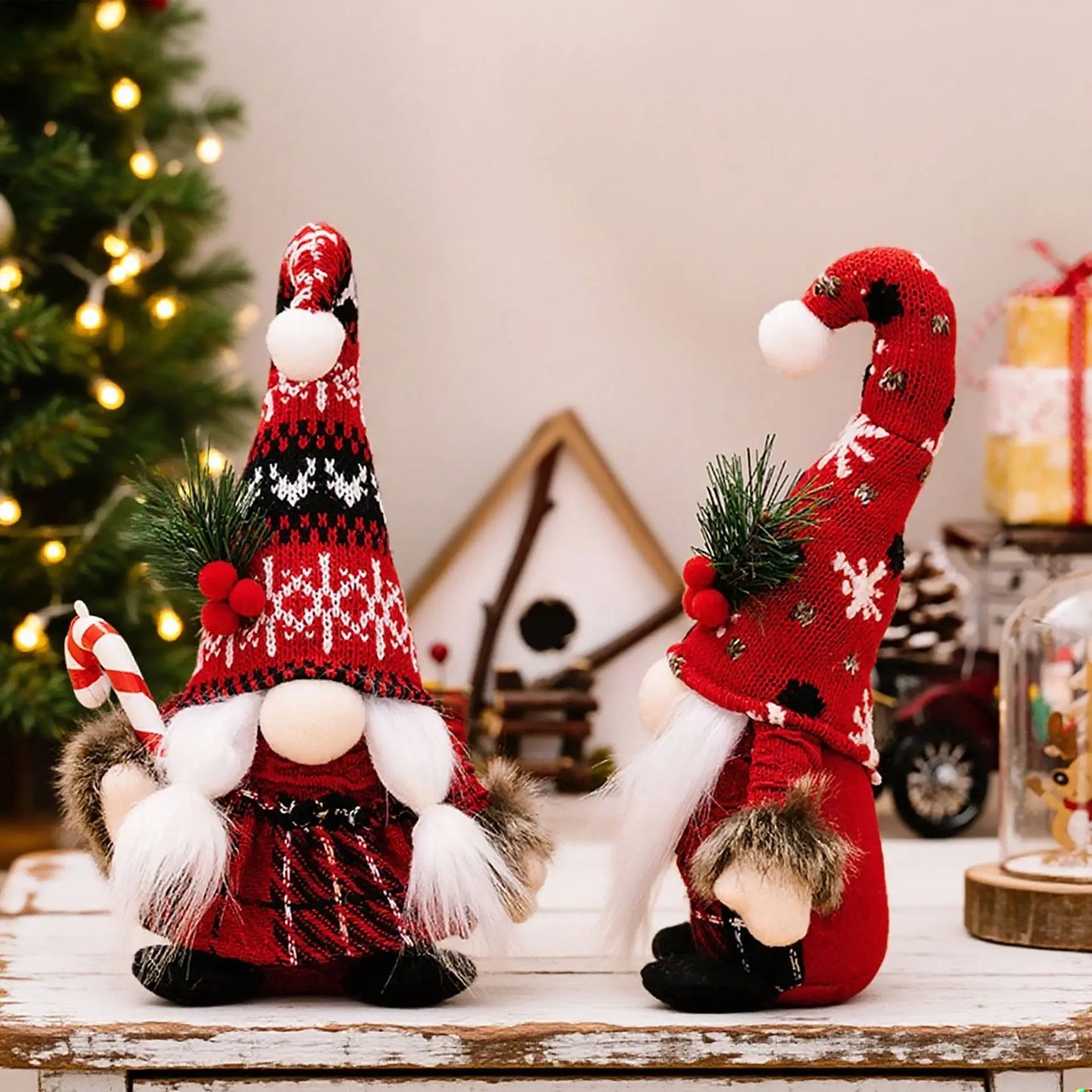 Christmas Gnomes Plush Decorations Christmas Elf Gnomes Swedish Tomte Plush Gnome - Xmas Thanksgiving Home Party Ornaments