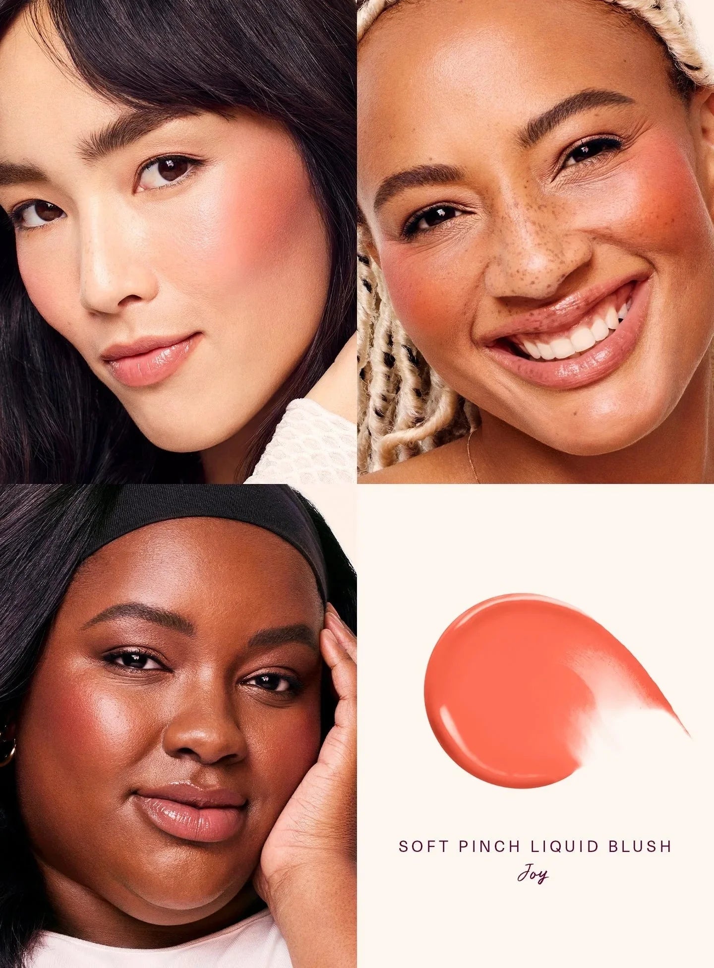 Rare Beauty Lipstick Blush Cream Grace Liquid Blush Waterproof Mositure Face Contour Shadow Blusher Liquid Blusher Plump Makeup