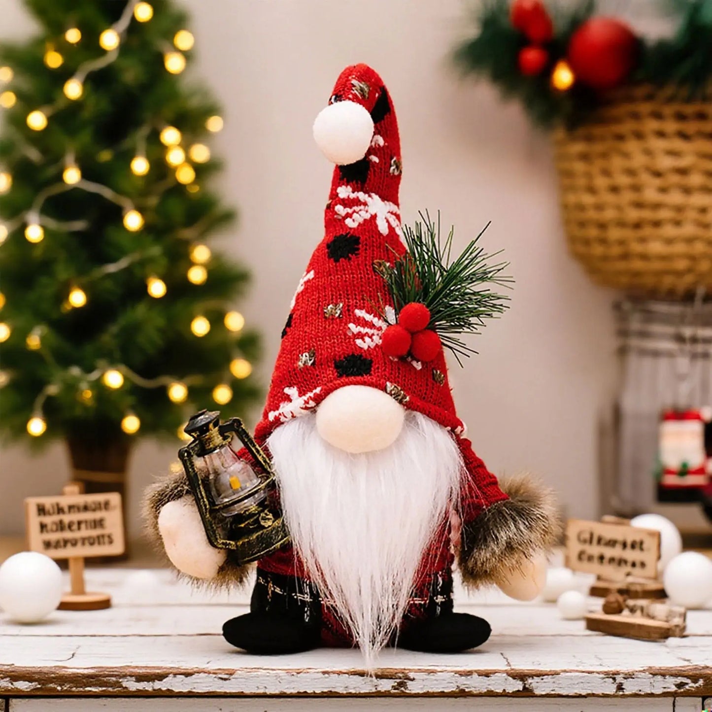 Christmas Gnomes Plush Decorations Christmas Elf Gnomes Swedish Tomte Plush Gnome - Xmas Thanksgiving Home Party Ornaments