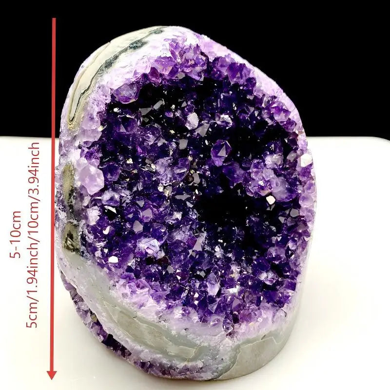 Natural Amethyst Cluster Ornament, a Valentine'S Day And Thanksgiving Gift for Family And Friends, Suitable for Home And Office